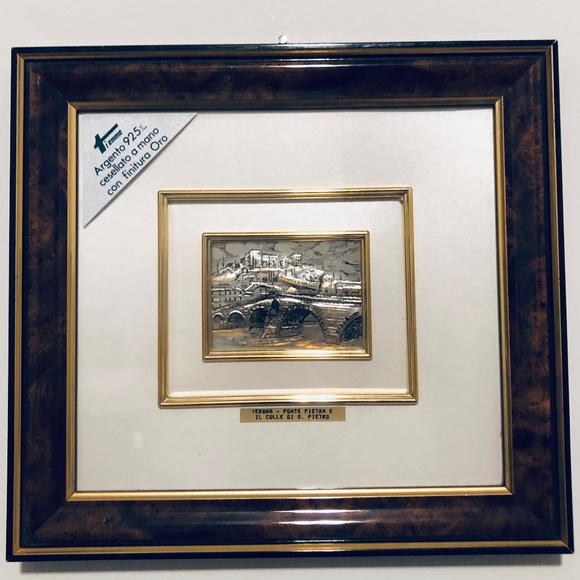 Vintage Italian Sterling Silver Verona Bridge